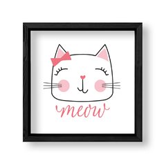 Imagen de Cuadro Meow Cat