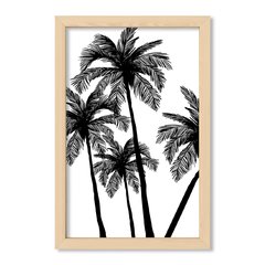 Cuadro Palmeras in black