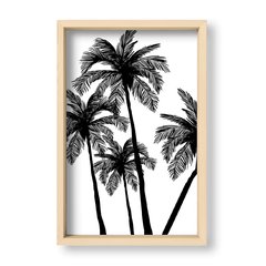 Cuadro Palmeras in black - El Nido - Tienda de Objetos