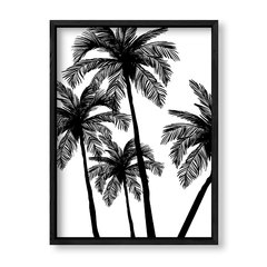 Imagen de Cuadro Palmeras in black