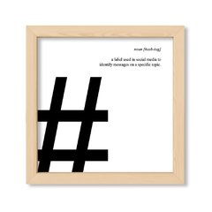 Cuadro Hashtag