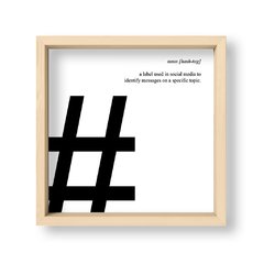 Cuadro Hashtag - El Nido - Tienda de Objetos