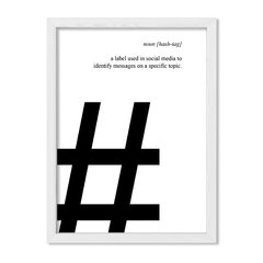 Cuadro Hashtag - comprar online