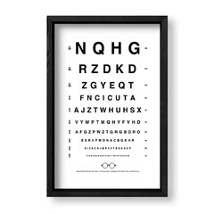 Imagen de Cuadro Oculista en blanco