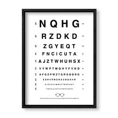 Imagen de Cuadro Oculista en blanco