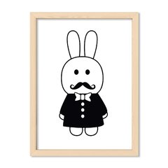 Cuadro Conejo en bigotes