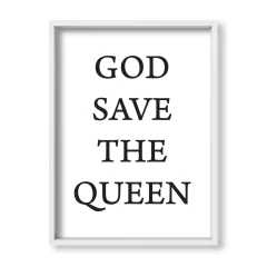 Cuadro God Save the queen - tienda online