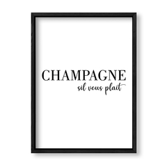 Imagen de Cuadro Champagne sil vous plait