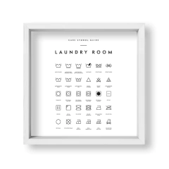Cuadro Laundry Room Guide - tienda online