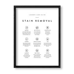 Imagen de Cuadro Stain Removal Guide