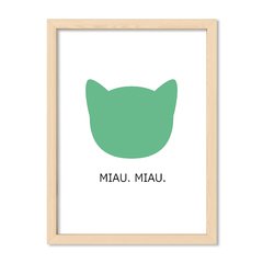 Cuadro Gato Miau Miau