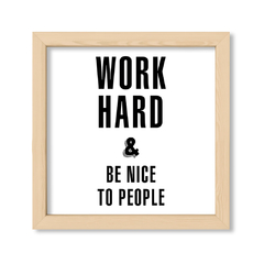 Cuadro Work Hard