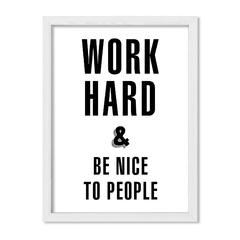 Cuadro Work Hard - comprar online