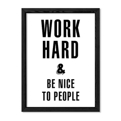 Cuadro Work Hard en internet