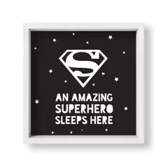 Cuadro Superman sleeps here - tienda online