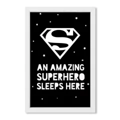 Cuadro Superman sleeps here - comprar online