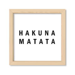 Cuadro Minimal Hakuna Matata