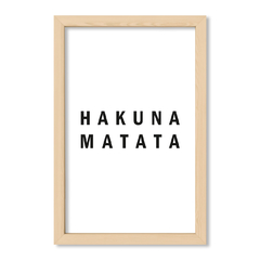 Cuadro Minimal Hakuna Matata