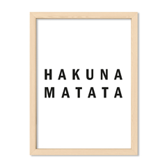 Cuadro Minimal Hakuna Matata