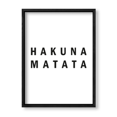 Imagen de Cuadro Minimal Hakuna Matata
