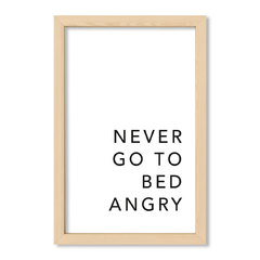 Cuadro Never go to bed angry