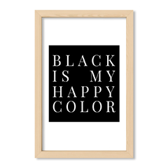 Cuadro Black is my happy color
