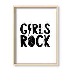 Cuadro Girls Rock now - El Nido - Tienda de Objetos