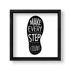 Imagen de Cuadro Make every step count