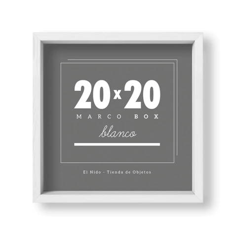 20x20 Box Blanco