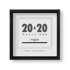 20x20 Box Negro