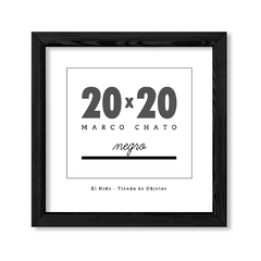 20x20 Chato Negro