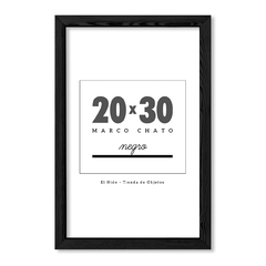 20x30 Chato Negro