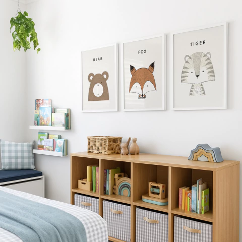 Set 3 cuadros - Wild Friends - comprar online