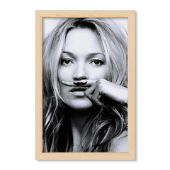 Cuadro Kate Moss mustache