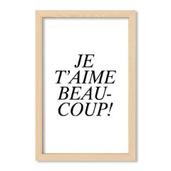 Cuadro Je T Aime Beaucoup