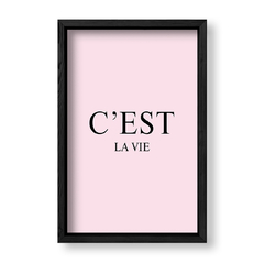 Imagen de Cuadro Cest la vie