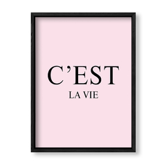 Imagen de Cuadro Cest la vie