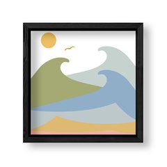 Imagen de Cuadro Olas pasteles