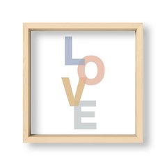 Cuadro Love Pastel - El Nido - Tienda de Objetos