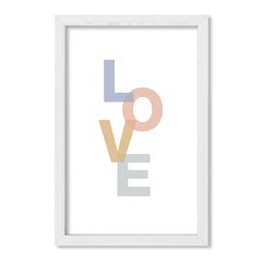 Cuadro Love Pastel - comprar online