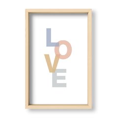 Cuadro Love Pastel - El Nido - Tienda de Objetos