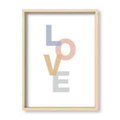 Cuadro Love Pastel - El Nido - Tienda de Objetos