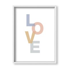 Cuadro Love Pastel - tienda online