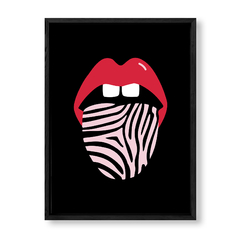 Imagen de Cuadro Animal print mouth