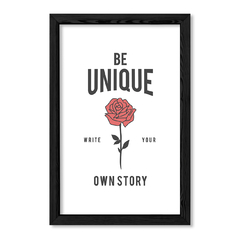 Cuadro Be unique write your own story en internet