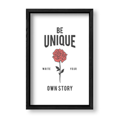 Imagen de Cuadro Be unique write your own story