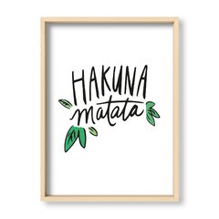 Cuadro Hakuna Matata fauna - El Nido - Tienda de Objetos