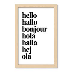 Cuadro Idiomas del Hello