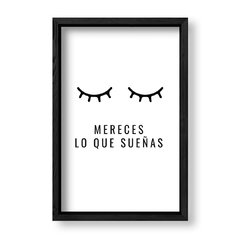 Imagen de Cuadro Mereces lo que sueñas ding