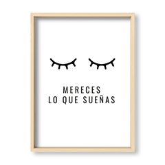 Cuadro Mereces lo que sueñas ding - El Nido - Tienda de Objetos